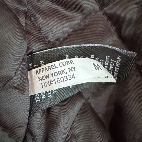 RokuStudio Hood Morning Navy and White Varsity Jacket Size Medium NWT - Picture 14 of 14